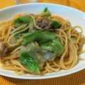 yocolekker's cooksnap of when they made レタスとツナの簡単パスタ.