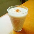 しじみごはん's cooksnap of when they made アーモンドミルクで、バナナミルク！.