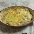 よっすぃ〜413's cooksnap of when they made 冷やご飯とポテトでボリューム満天ドリア♡.