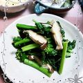 ＴＯＭＯＷＡＴ's cooksnap of when they made 産直農家の「のらぼう菜の素炒め 」.