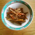 ボブナナ's cooksnap of when they made きんぴらごぼう.