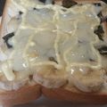 メイなん's cooksnap of when they made バナナ海苔チーズトースト☆彡.