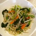 向日葵くっく's cooksnap of when they made 小松菜ともやしの簡単おひたし.