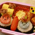 atuatu's cooksnap of when they made 節分キャラ弁☆ちび赤鬼くん＆青鬼くん♪.