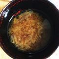 ひかるとママ's cooksnap of when they made 簡単！かつお節スープ.