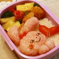 atuatu's cooksnap of when they made バレンタイン＊恋する白うさキャラ弁.