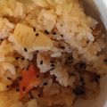 あき姫ちゃん's cooksnap of when they made 旨味たっぷり★タケノコと鶏肉の炊込みご飯.