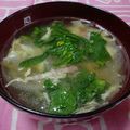ｍａｒｉ♪'s cooksnap of when they made 菜の花スープ.