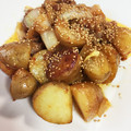 Erikitten＊'s cooksnap of when they made 新ジャガと豚肉のこってり揚げ煮。.