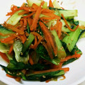 はっすぅ♪'s cooksnap of when they made 青梗菜と人参のきんぴら.