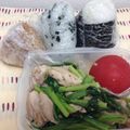 かおるルル's cooksnap of when they made 鶏肉と春菊のマスタード炒め.