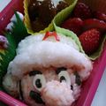 あっぷるん's cooksnap of when they made 簡単♡キャラ弁♡ファイアマリオ♡.