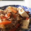 ま、ま、ま、正宗's cooksnap of when they made 麺つゆ de 春雨と豆腐の炒め物.