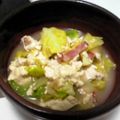 まみ屋's cooksnap of when they made 豆腐とキャベツとベーコンの煮込み.
