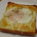 ma216k's cooksnap of when they made 朝ごはんに♬ハムエッグトースト.