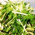ねじまきどり０１０３'s cooksnap of when they made 水菜のサラダ.