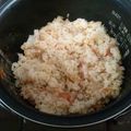 キャラメグ♪'s cooksnap of when they made 生姜香る〜♬楽チン炊き込みごはん.