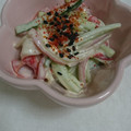 こうへい＆かのんママ's cooksnap of when they made ☆カニかまときゅうりの柚子胡椒マヨ和え☆.