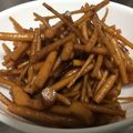 ぬいぬいぽっち's cooksnap of when they made 漬物好きの山ごぼうの醤油漬け.