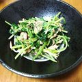 nao3☆'s cooksnap of when they made 豆苗とツナの和え物♪.