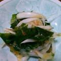 pirobo's cooksnap of when they made 新玉ねぎとわかめの白だし和え.