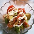 ringoochan's cooksnap of when they made トマトとサーモンとアボカド美肌サラダ☆.