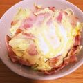 夕鈴♪'s cooksnap of when they made キャベハム卵マヨチーズをレンジでチン♪.