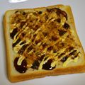 つちかな's cooksnap of when they made だらず朝ごはん♡簡単♡お好み焼トースト.