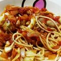 まみむむむむ's cooksnap of when they made 簡単！トマキャベパスタ.
