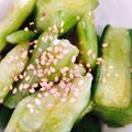 happykote's cooksnap of when they made ゴマ油とニンニクでたたききゅうり☆.