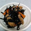 朝食当番's cooksnap of when they made 簡単 ひじきの煮物(冷凍庫の残り物).