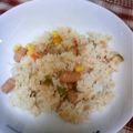 パロチ's cooksnap of when they made 炊飯器でウインナーとツナ缶のピラフ.