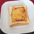 kitakun's cooksnap of when they made くりぬきトーストフレンチ風.