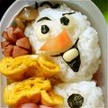 クックZI2DII☆'s cooksnap of when they made キャラ弁♡オラフ.