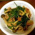 はやペコ's cooksnap of when they made きのことほうれん草のバターソテー♪.