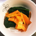 ひな☆日本茶's cooksnap of when they made 超簡単☆ほうれん草とにんじんのおひたし.