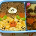 はるななひ's cooksnap of when they made ☆そぼろでリラックマキャラ弁☆.