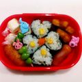 あんmommy's cooksnap of when they made お弁当に❤ハートのり巻き❤.