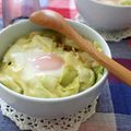 mayuuu☂'s cooksnap of when they made 簡単キャベツの巣ごもり卵.