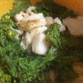 sbx2tm3's cooksnap of when they made レンジで！シーフードと菜の花の焼そば風.