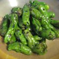風の町のＰｅｃｏ's cooksnap of when they made ししとうがらしのゆかり和え.