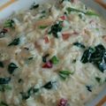 ぐりtoぐら's cooksnap of when they made 残り物で簡単チーズリゾット風.
