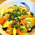 まりも1324's cooksnap of when they made ＊ごま香るサーモン丼＊.