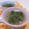 赤い電話's cooksnap of when they made ｿｯｺｰ＊玉ねぎとﾜｶﾒで簡単ｽｰﾌﾟ！.