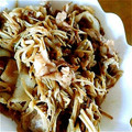 ダーリン大好き姉さん's cooksnap of when they made 豚とエノキのニンニクバター醤油炒め.
