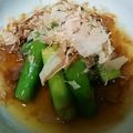 ★☆美月☆★'s cooksnap of when they made アスパラのわさび醤油漬★めんつゆで簡単.