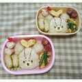 anf's cooksnap of when they made 幼稚園お弁当★ジャッキー キャラ弁.