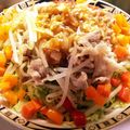 はるあき5210's cooksnap of when they made 梅ドレでさっぱり〜豚しゃぶサラダ.