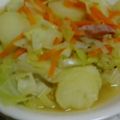 ΦωΦパニーニ☆'s cooksnap of when they made ウインナーと野菜いっぱいコンソメスープ☆.