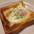 papikun's cooksnap of when they made タマゴ☆マヨネーズトースト.